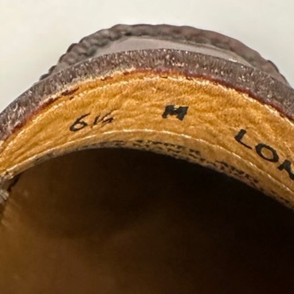 G.H. Bass Weejuns loafers classic penny strap hand-sewn moccasin stitching 6 1/2 - Picture 7 of 7